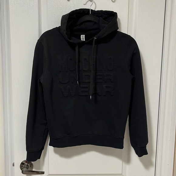 Moschino logo black hoodie regular fit - Picture 1 of 5